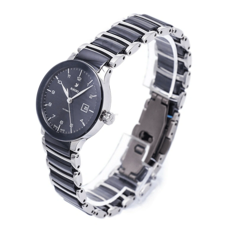 Rado,Centrix 28mm,28mm,Stainless Steel,Black,Automatic,Day,38hours,R30942162