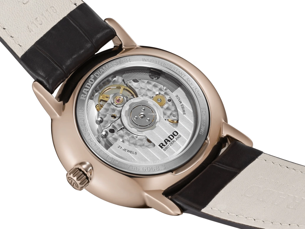 Rado,DiaMaster 41mm,41mm,Ceramos,Silver,Automatic,Day,Sapphire,Crystal Glass,R14068036