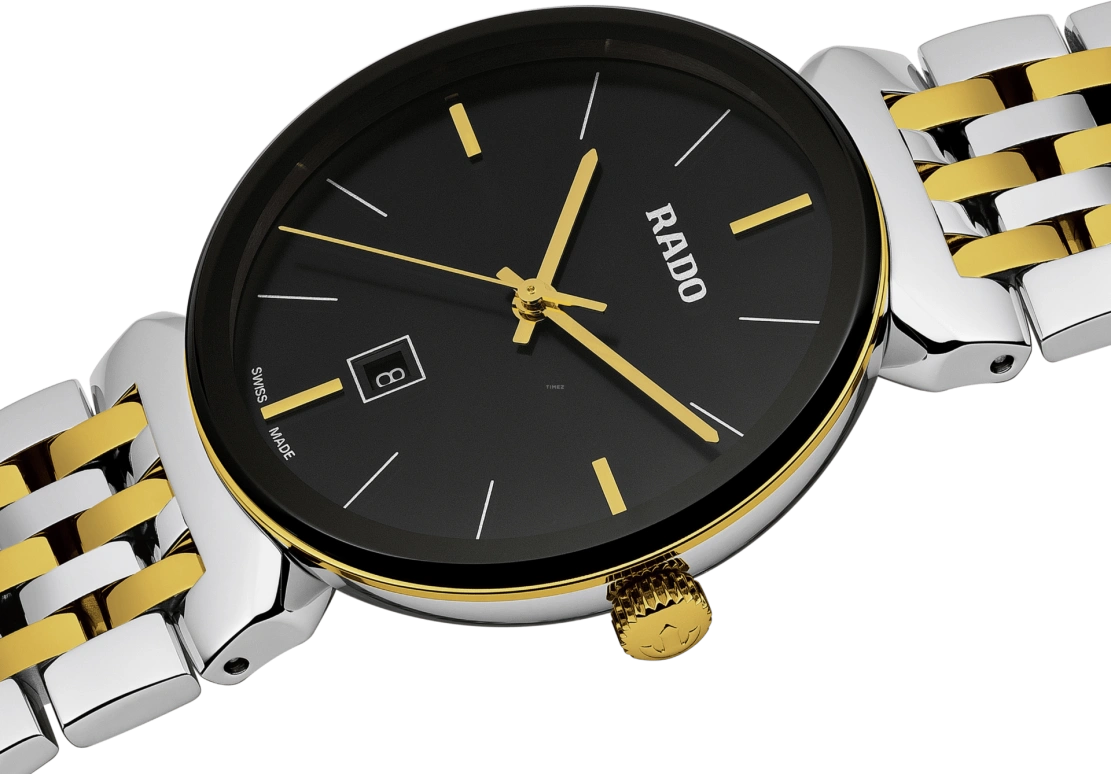 Rado,Florence 30mm,30mm,Stainless Steel,Black,Quartz,Day,In-house Caliber,R48913153