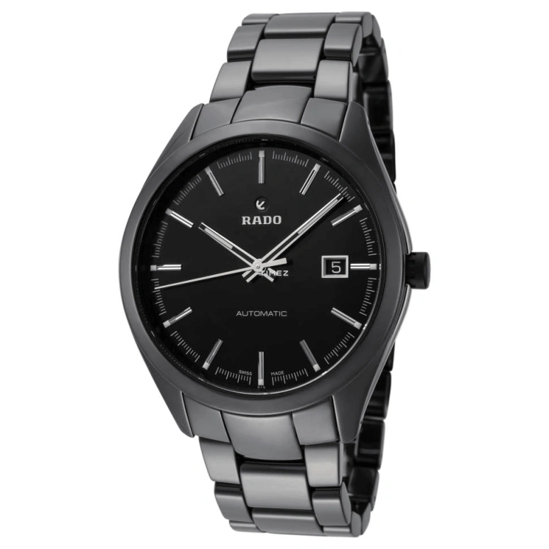 Rado,HyperChrome 42mm,42mm,Ceramic,Stainless Steel,Black,Automatic,Day,Power Reserve Indicator,R32265152