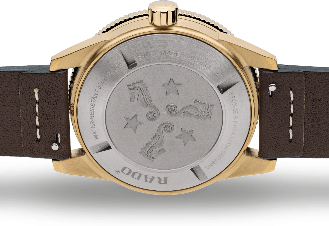 Rado,Captain Cook 42mm,42mm,Ceramic,Bronze,Stainless Steel,Brown,Automatic,Date,Anti-magnetic,R32504306