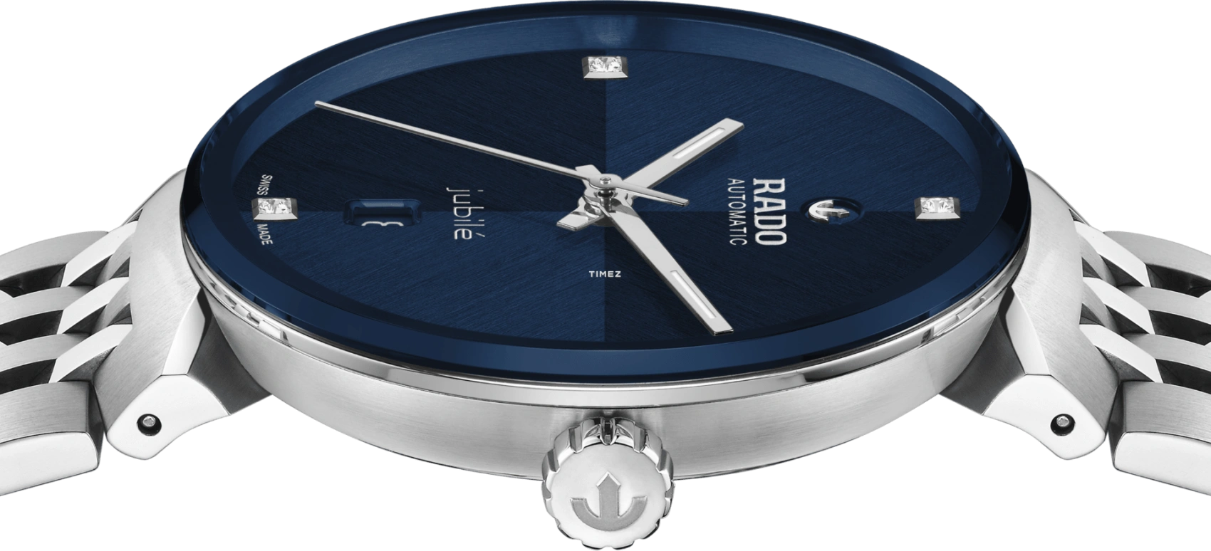 Rado,Florence 39mm,39mm,Stainless Steel,Blue,Automatic,Day,Anti-magnetic,R48903733