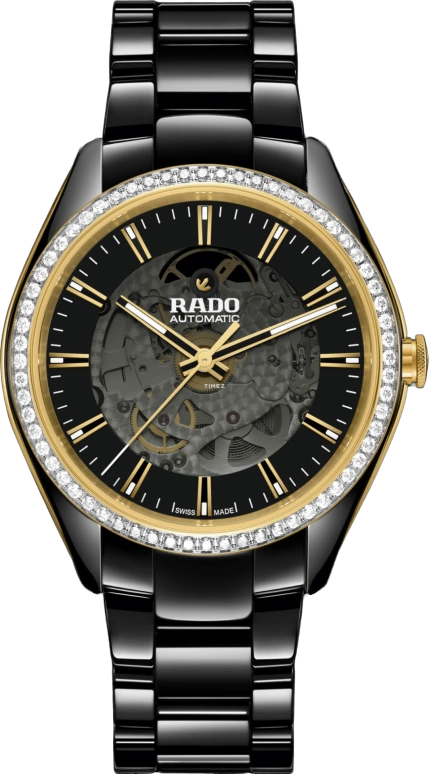 Rado,HyperChrome 42mm,42mm,Ceramic,Grey,Black,Automatic,In-house Caliber,Sapphire,Crystal Glass,R32157152