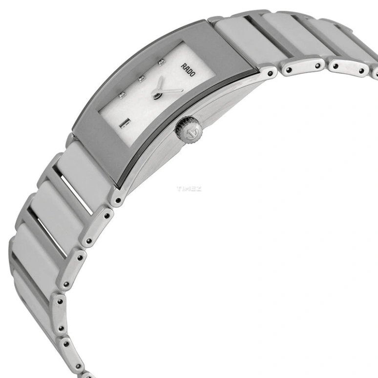 Rado,Integral ,Stainless Steel,White,Quartz,Day,Sapphire,R20746901