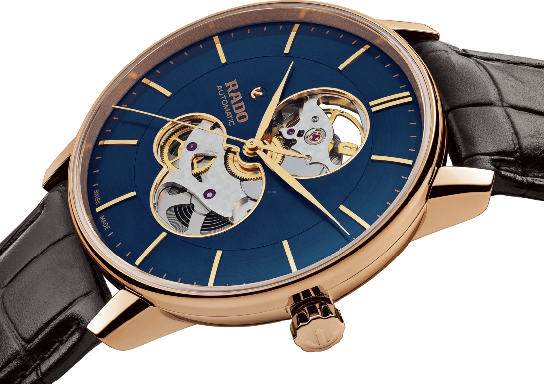 Rado,Coupole 41mm,41mm,Stainless Steel,Blue,Automatic,80hours,In-house Caliber,R22895215