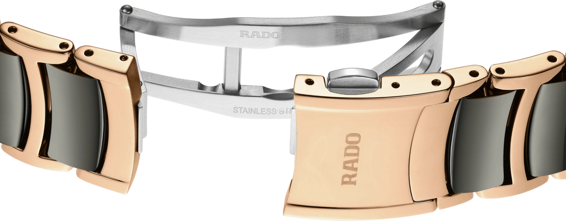 Rado,Centrix 39.50mm,39.50mm,Stainless Steel,White,Automatic,Day,In-house Caliber,R30017722