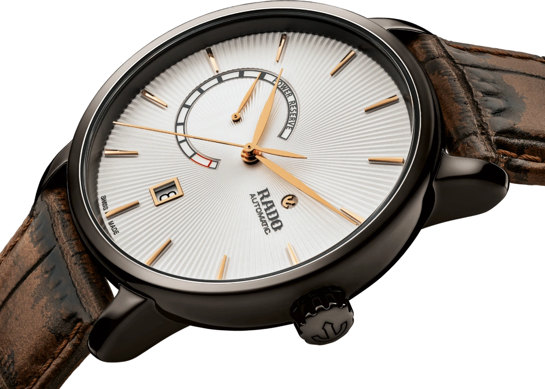 Rado,DiaMaster 43mm,43mm,Ceramic,Silver,Automatic,80hours,Sapphire,R14140026