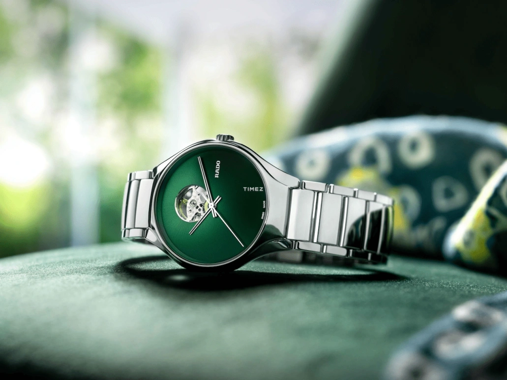 Rado,True Round 40mm,40mm,Ceramic,Titanium Gold,Green,Automatic,80hours,In-house Caliber,R27108312