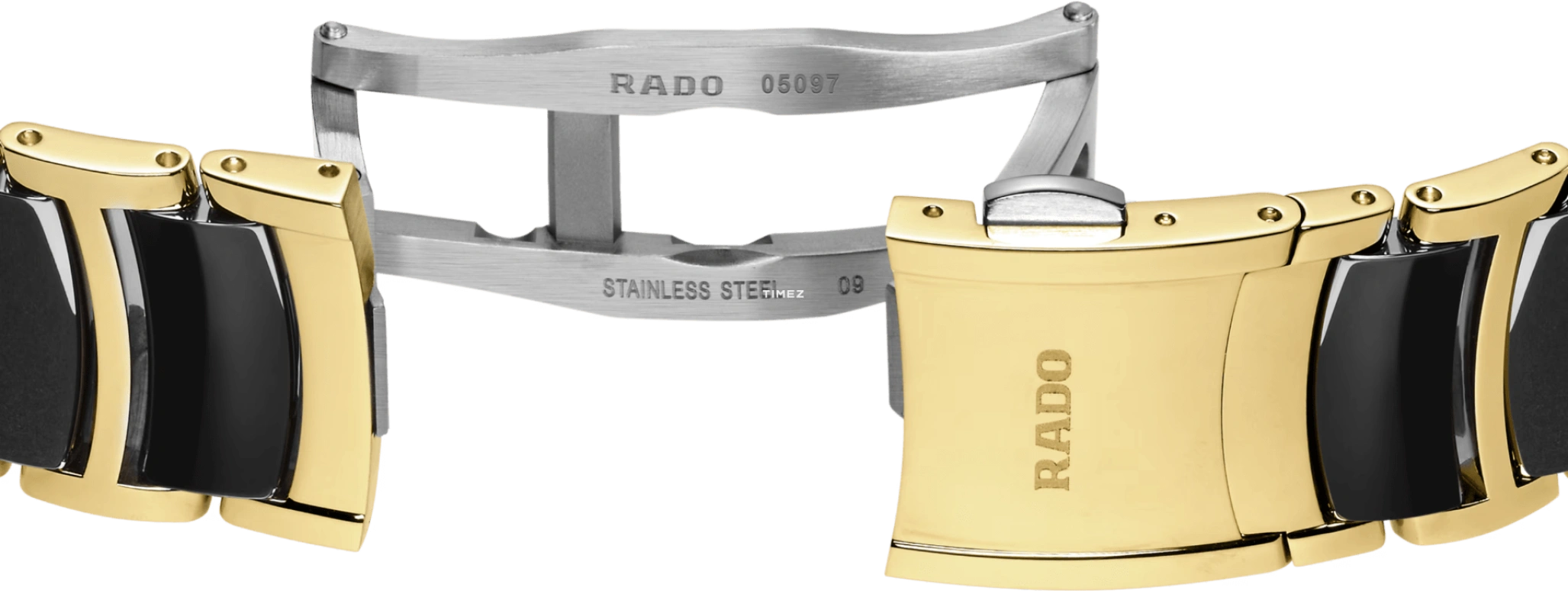 Rado,Centrix 34mm,34mm,Stainless Steel,Black,Quartz,Day,In-house Caliber,R30039712