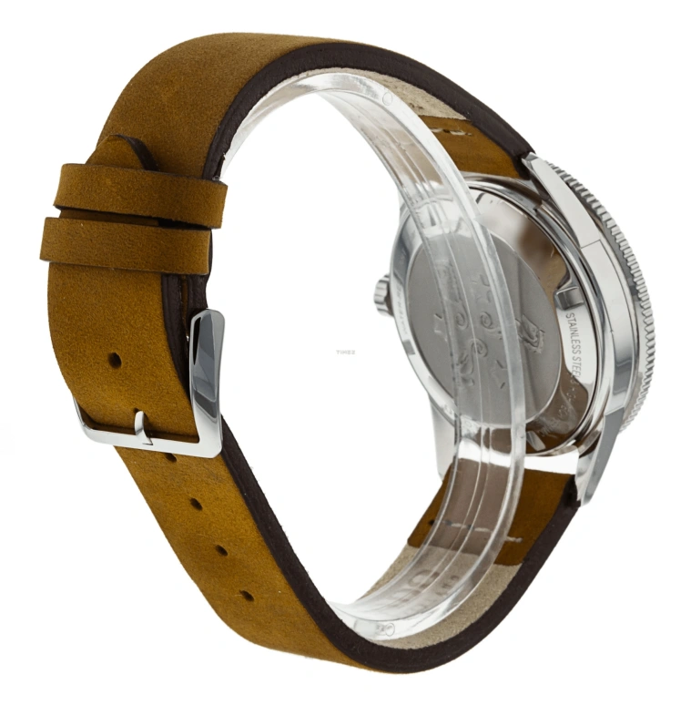 Rado,Captain Cook 37.30mm,37.30mm,Stainless Steel,Brown,Automatic,Day,80hours,R32500315