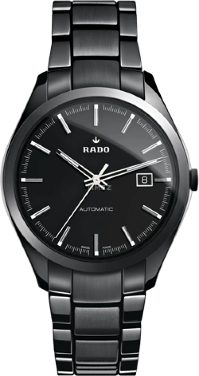 Rado,HyperChrome 42mm,42mm,Ceramic,Stainless Steel,Black,Automatic,Day,Power Reserve Indicator,R32265152