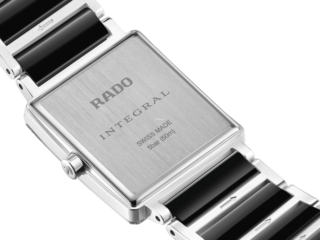 Rado,Integral 23mm,23mm,Stainless Steel,Black,Quartz,In-house Caliber,Sapphire,Crystal Glass,R20250712