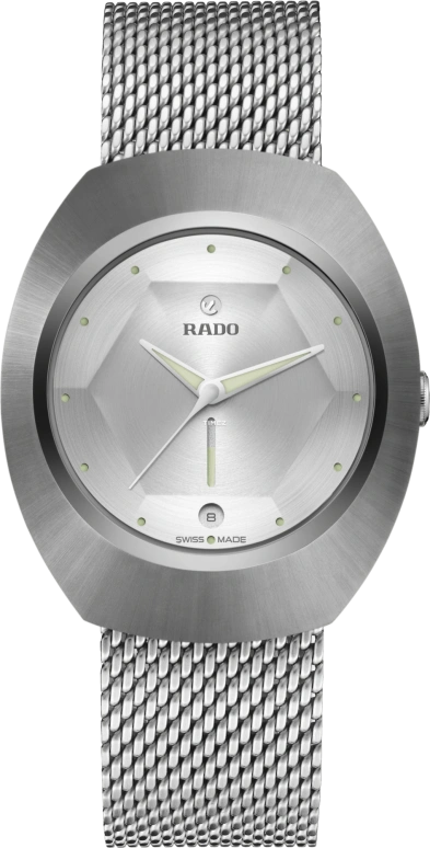 Rado,DiaStar Original 38mm,38mm,Stainless Steel,Silver,Automatic,Day,80hours,R12163118