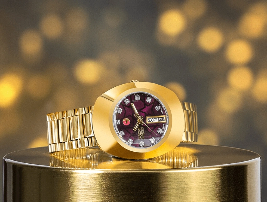 Rado,The Original 35mm,35mm,Stainless Steel,Purple,Automatic,Date,Day,R12413573