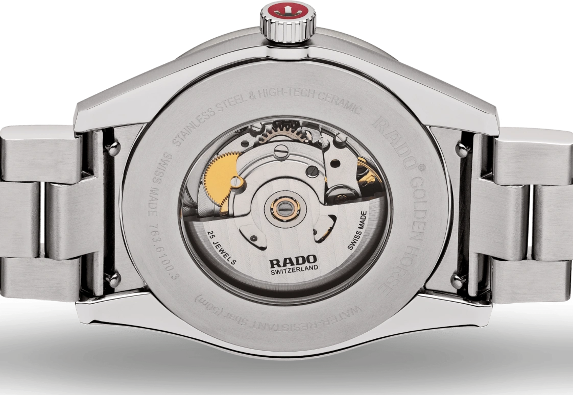 Rado,HyperChrome 42mm,42mm,Stainless Steel,Green,Automatic,Day,80hours,R33101314
