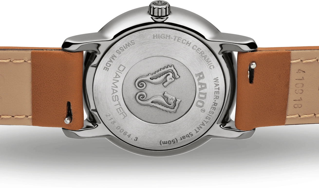 Rado,DiaMaster 33mm,33mm,Ceramic,White,Quartz,Day,In-house Caliber,R14064945