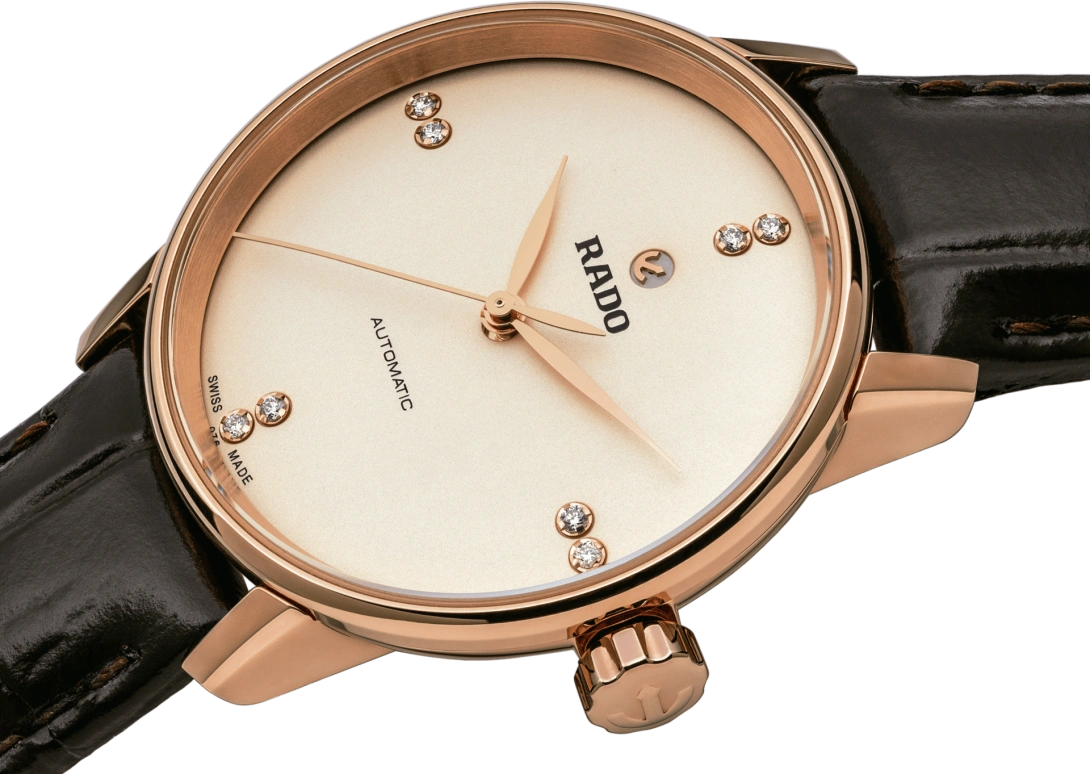 Rado,Coupole 31.80mm,31.80mm,Stainless Steel,Cream,Automatic,In-house Caliber,Sapphire,R22865765