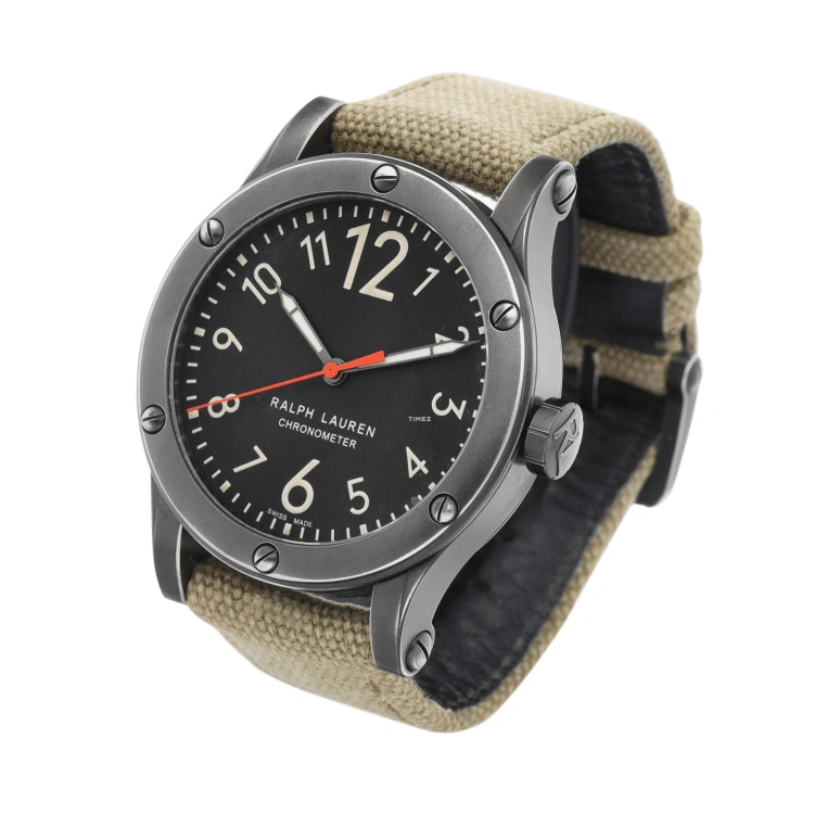 Ralph Lauren,Safari 44.80mm,44.80mm,Stainless Steel,Black,Automatic,42hours,In-house Caliber,RLR0220900