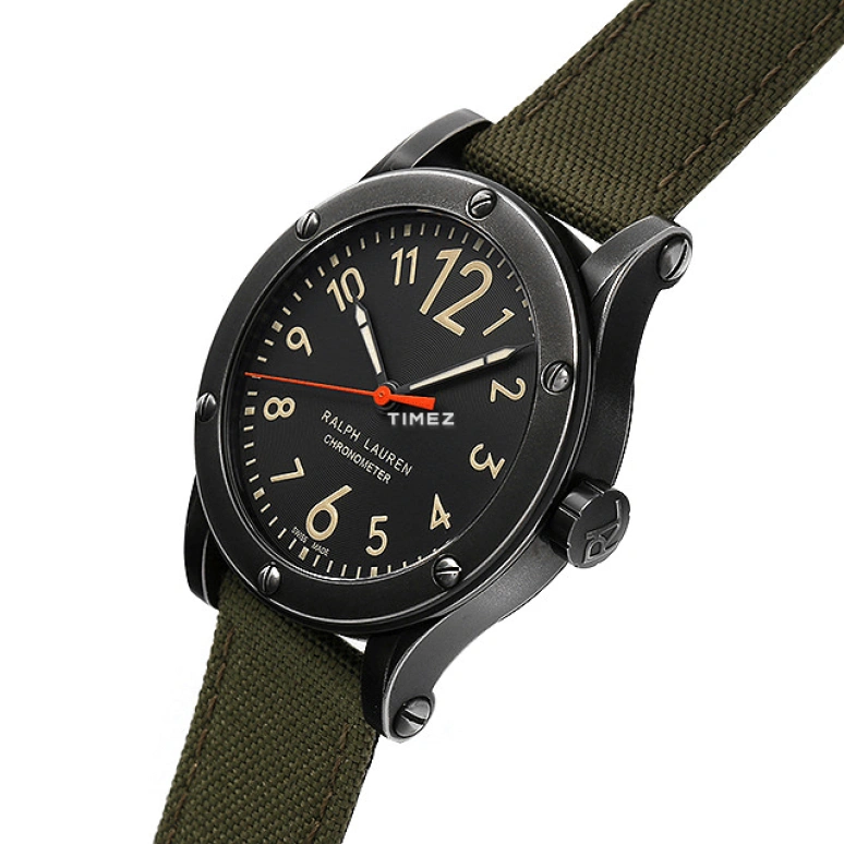 Ralph Lauren,Safari 38.70mm,38.70mm,Stainless Steel,Black,Automatic,42hours,In-house Caliber,RLR0250900