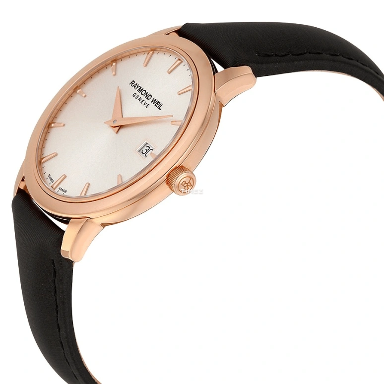 Raymond Weil,Women’s 34mm,34mm,Stainless Steel,Rose Gold,Silver,Quartz,Day,Sapphire,Crystal Glass,5388,5388-PC5-65001