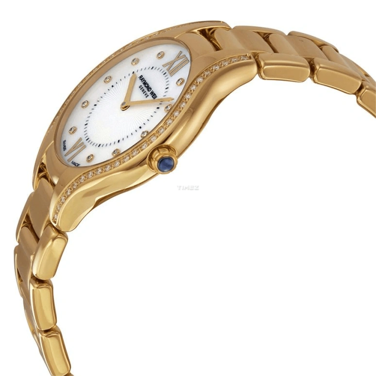 Raymond Weil,Women’s 32mm,32mm,Stainless Steel,White,Quartz,Sapphire,Crystal Glass,Round,5132,5132-PS-00985