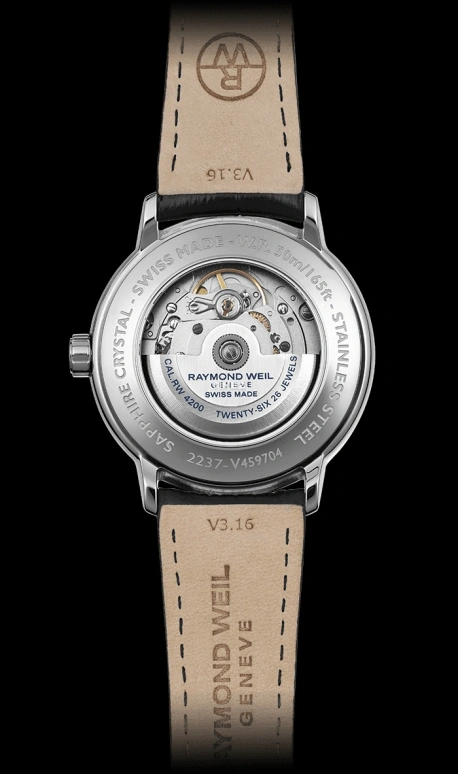 Raymond Weil,Men’s 40mm,40mm,Stainless Steel,Silver,Automatic,Day,Sapphire,Crystal Glass,2237,2237-STC-00659