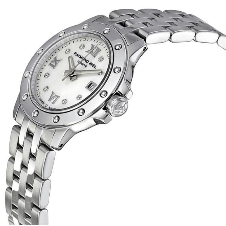 Raymond Weil,Women’s 28mm,28mm,Stainless Steel,Silver White,Quartz,Day,Sapphire,Crystal Glass,5399,5399-ST-00995