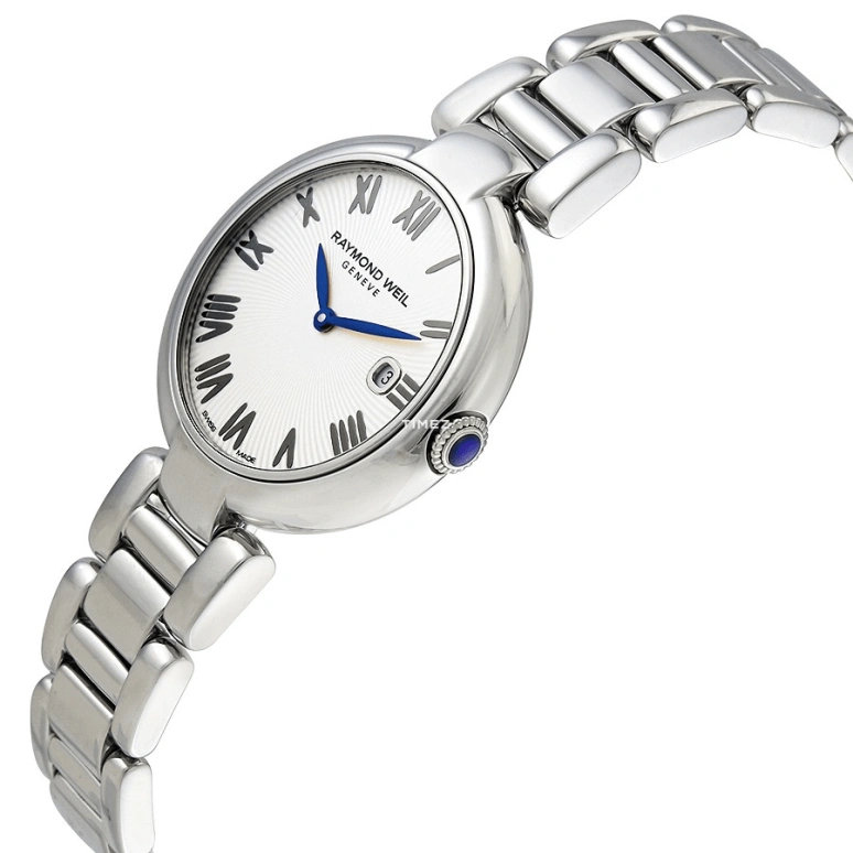 Raymond Weil,Women’s 32mm,32mm,Stainless Steel,Silver,Quartz,Day,Sapphire,Crystal Glass,1600,1600-ST-00659