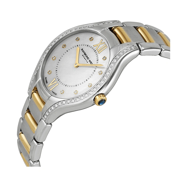 Raymond Weil,Women’s 32mm,32mm,Stainless Steel,White,Quartz,Sapphire,Crystal Glass,Round,5132,5132-SPS-00985