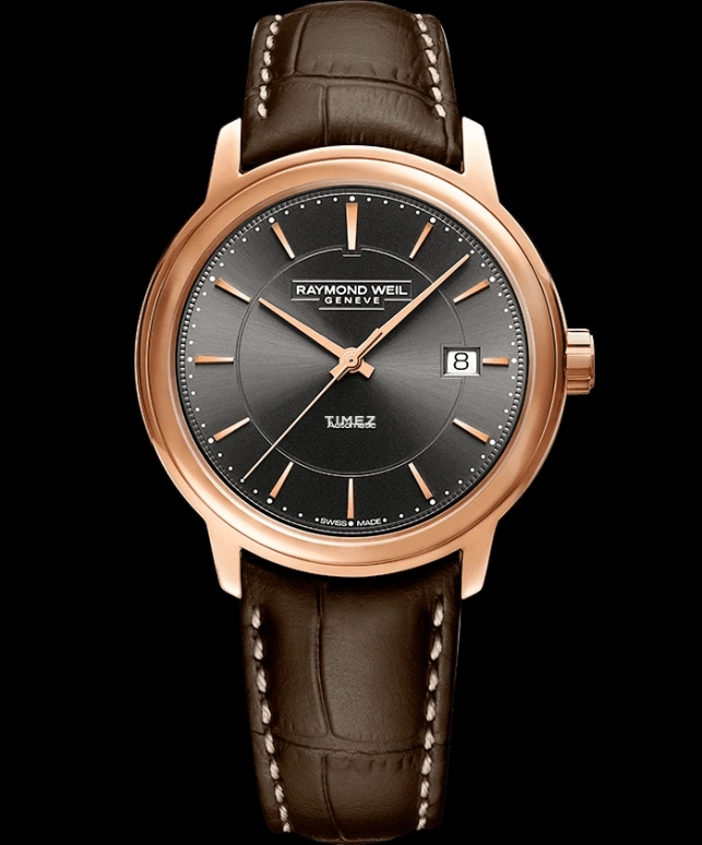 Raymond Weil,Men’s 40mm,40mm,Stainless Steel,Grey,Automatic,Day,Sapphire,Crystal Glass,2237,2237-PC5-60011