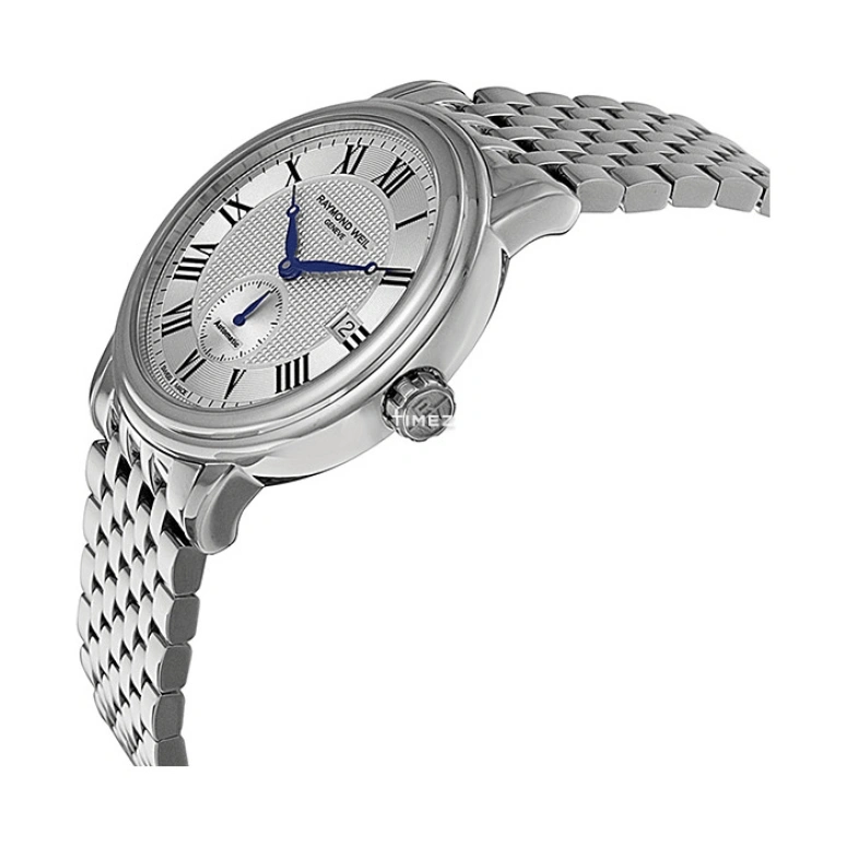 Raymond Weil,Men’s 39.50mm,39.50mm,Stainless Steel,Silver,Automatic,Day,Sapphire,Crystal Glass,2838,2838-ST-00659