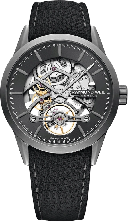 Raymond Weil,Men’s 42mm,42mm,Stainless Steel,Skeleton,Automatic,Sapphire,Crystal Glass,Round,2785,2785-TIC-60001