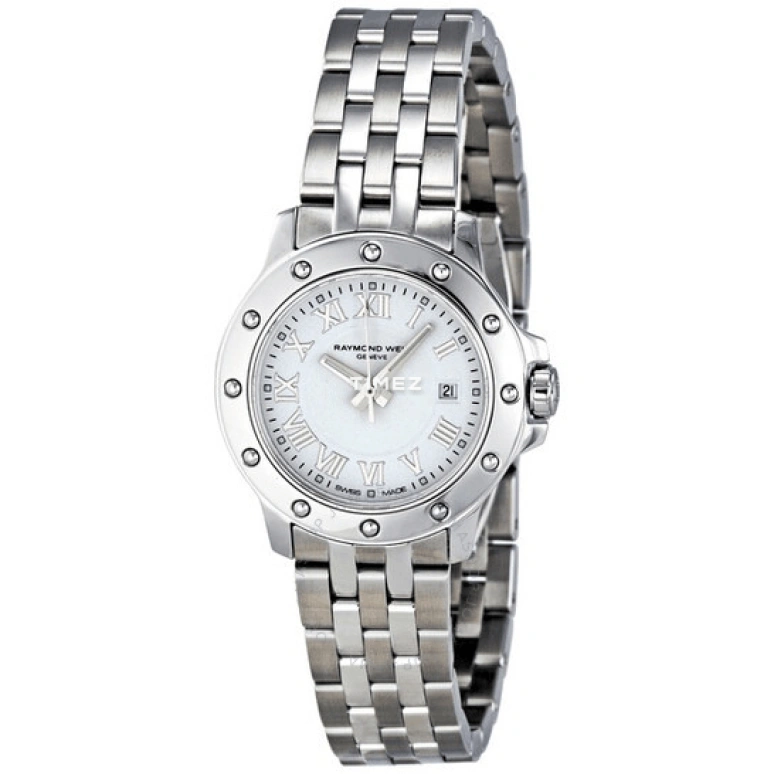 Raymond Weil,Women’s 28mm,28mm,Stainless Steel,Silver White,Quartz,Day,Sapphire,Crystal Glass,5399,5399-ST-00308