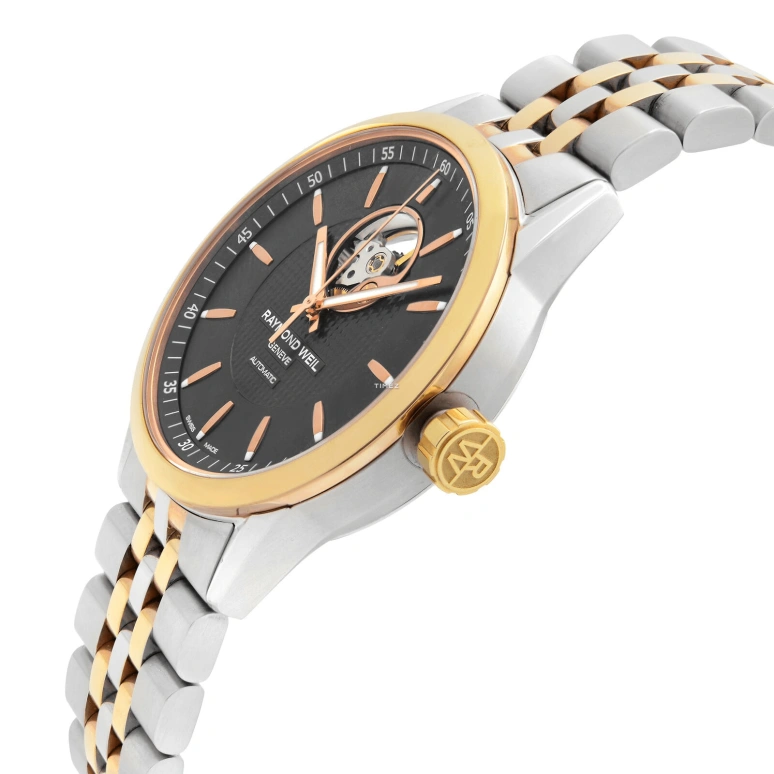 Raymond Weil,Men’s 42mm,42mm,Stainless Steel,Black,Automatic,Sapphire,Crystal Glass,Round,2710,2710-STP-20001