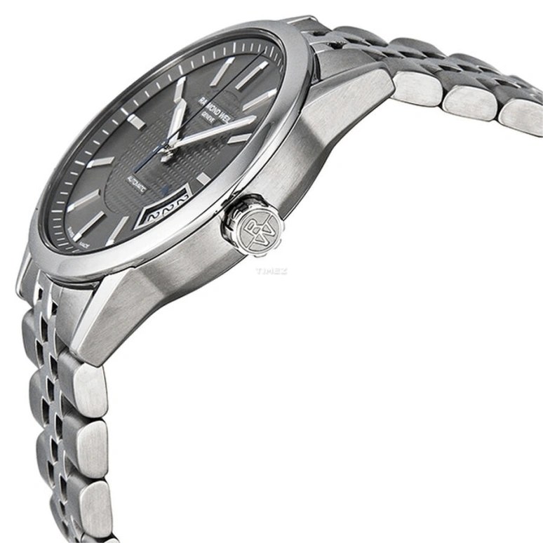 Raymond Weil,Men’s 38mm,38mm,Stainless Steel,Grey,Automatic,Day,Sapphire,Crystal Glass,2770,2770-ST-60001