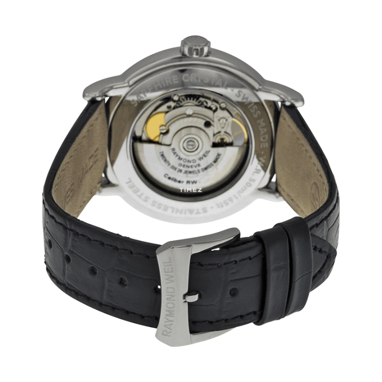 Raymond Weil,Men’s 39.50mm,39.50mm,Stainless Steel,Silver,Automatic,Sapphire,Crystal Glass,Round,2827,2827-STC-65001