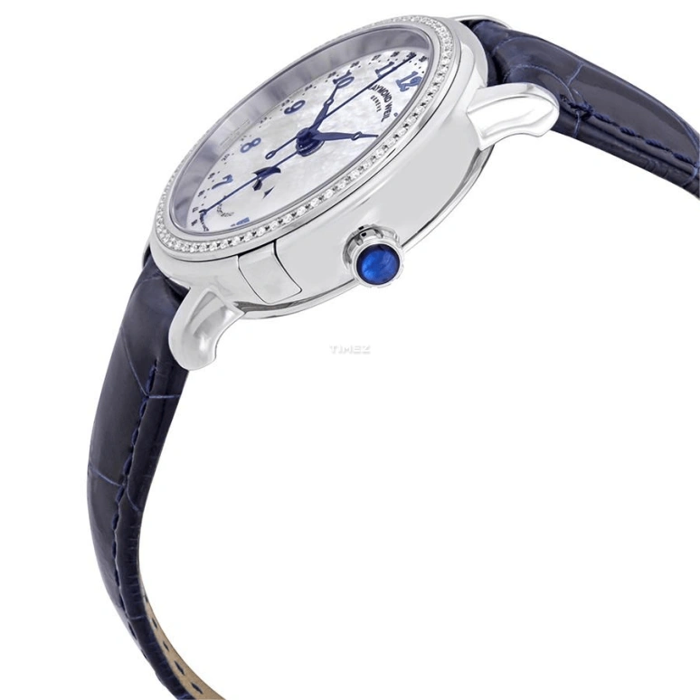 Raymond Weil,Women’s 36mm,36mm,Stainless Steel,White,Automatic,Moonphase,Day,2739,2739-LS3-05909