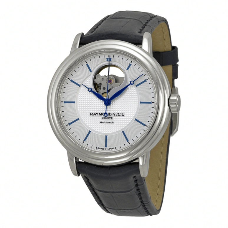 Raymond Weil,Men’s 39.50mm,39.50mm,Stainless Steel,Silver,Automatic,Sapphire,Crystal Glass,Round,2827,2827-STC-65001