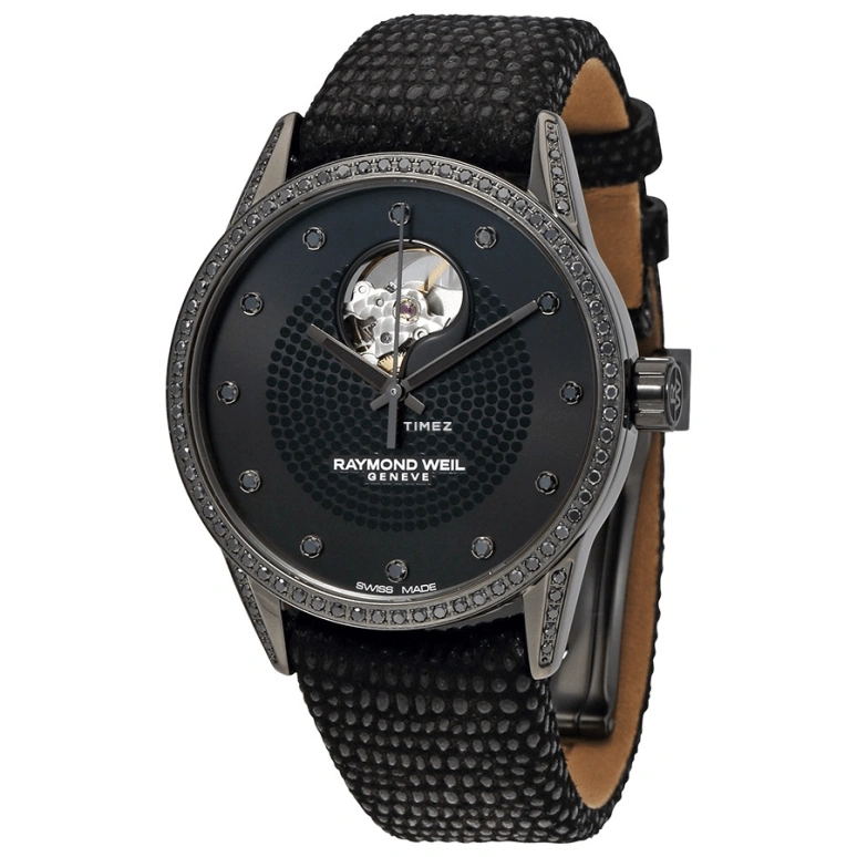 Raymond Weil,Women’s 38mm,38mm,Stainless Steel,Black,Automatic,Sapphire,Crystal Glass,Round,2750,2750-BK1-20089