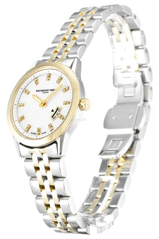 Raymond Weil,Women’s 29mm,29mm,Stainless Steel,Silver White,Quartz,Day,Sapphire,Crystal Glass,5670,5670-STP-97091
