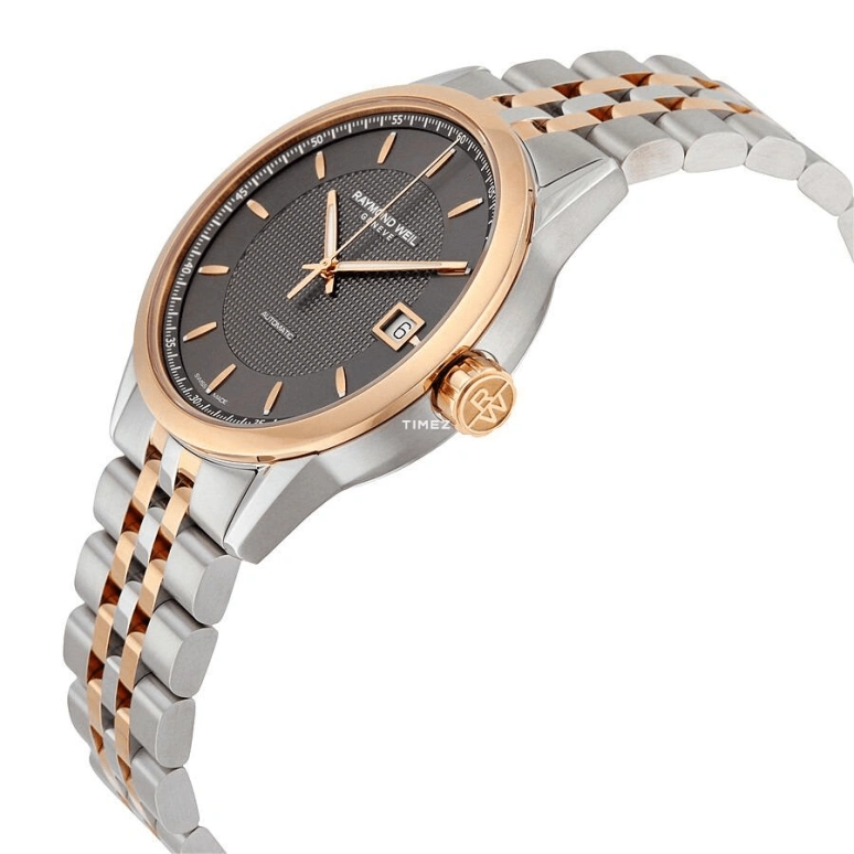 Raymond Weil,Men’s 42.50mm,42.50mm,Stainless Steel,Grey,Automatic,Day,Sapphire,Crystal Glass,2740,2740-SP5-60021