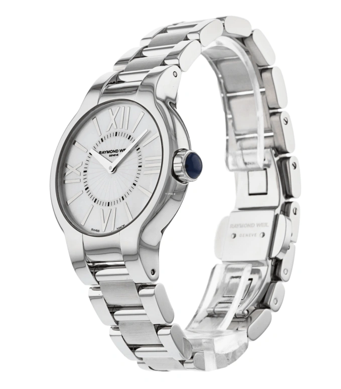 Raymond Weil,Women’s 32mm,32mm,Stainless Steel,Silver White,Quartz,Day,Sapphire,Crystal Glass,5932,5932-ST-00907