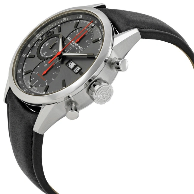 Raymond Weil,Men’s 42mm,42mm,Stainless Steel,Grey,Automatic,Chronograph,Date,Day,7730,7730-STC-60112