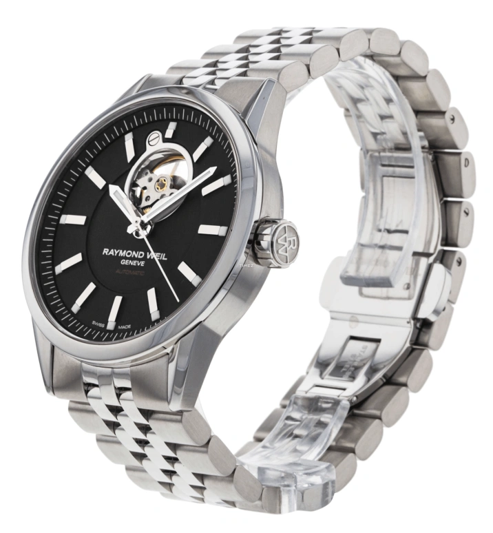 Raymond Weil,Men’s 42mm,42mm,Stainless Steel,Black,Automatic,Sapphire,Crystal Glass,Round,2710,2710-ST-20001