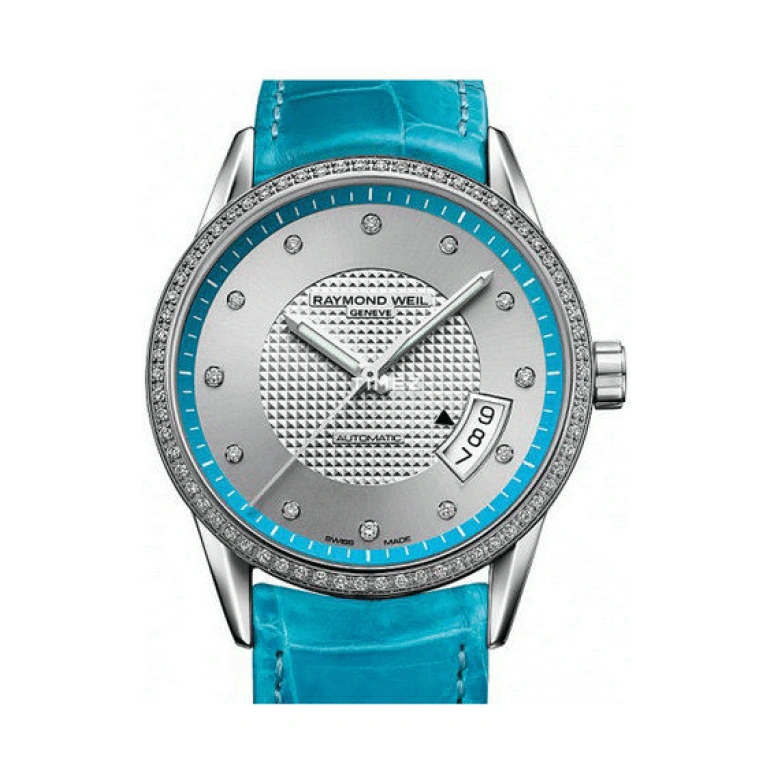 Raymond Weil,Men’s 38mm,38mm,Stainless Steel,Silver,Automatic,Day,Sapphire,Crystal Glass,2770 SLS 65051