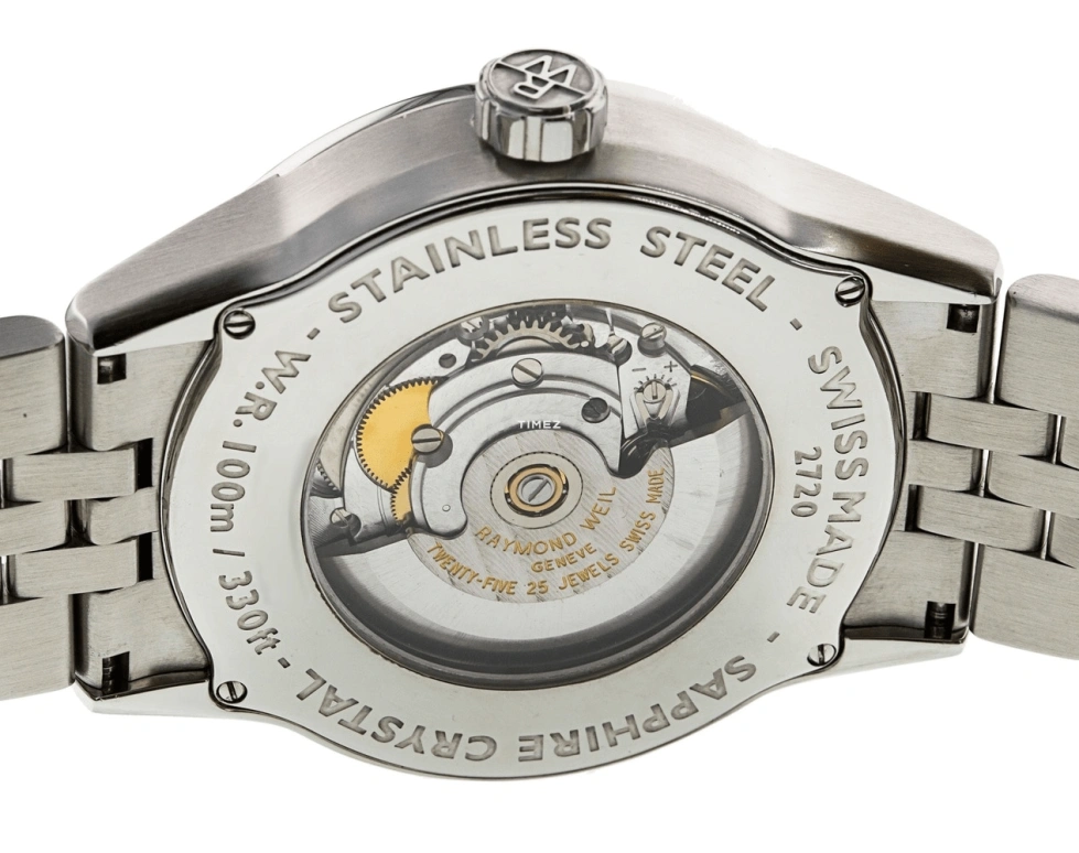 Raymond Weil,Men’s 42mm,42mm,Stainless Steel,Black,Automatic,Date,Day,2720,2720-ST-20001