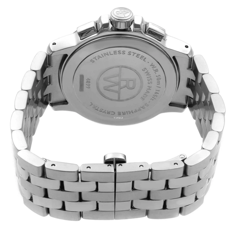 Raymond Weil,Men’s 40mm,40mm,Stainless Steel,Black,Quartz,Chronograph,Day,4899,4899-ST-00208