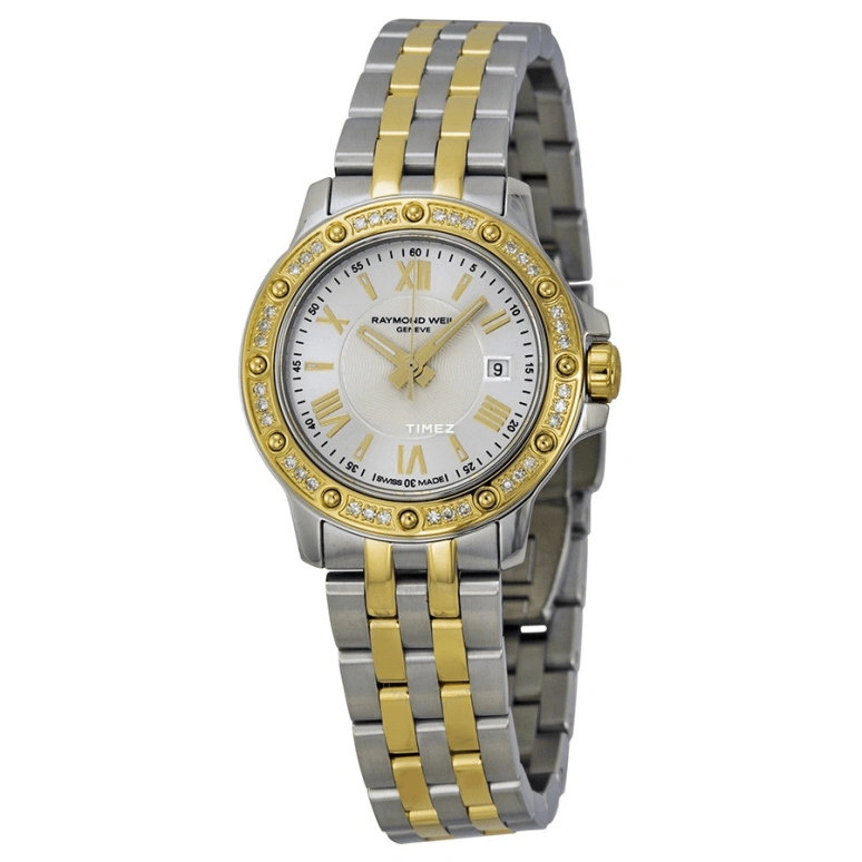 Raymond Weil,Women’s 28mm,28mm,Stainless Steel,Silver White,Quartz,Day,Sapphire,Crystal Glass,5399,5399-SPS-00657