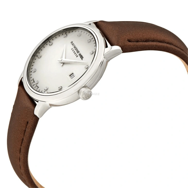 Raymond Weil,Women’s 29mm,29mm,Stainless Steel,White,Quartz,Day,Sapphire,Crystal Glass,5988,5988-STC-40081