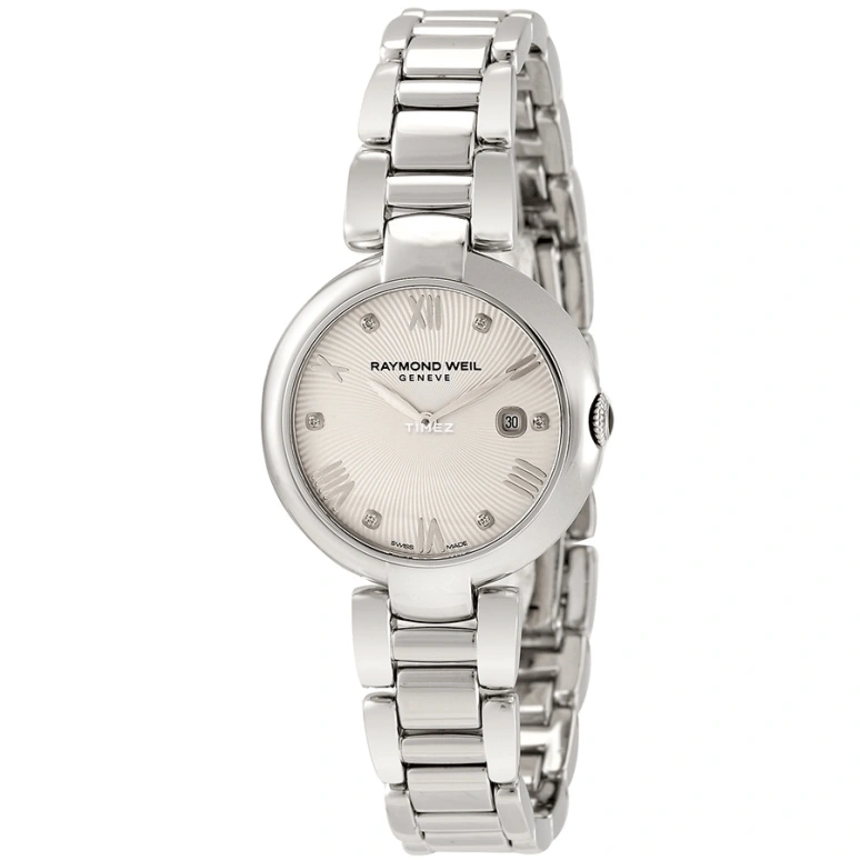 Raymond Weil,Women’s 32mm,32mm,Stainless Steel,Silver,Quartz,Day,Sapphire,Crystal Glass,1600,1600-ST-00618
